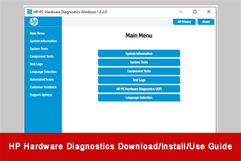 hp pc hardware diagnostics download